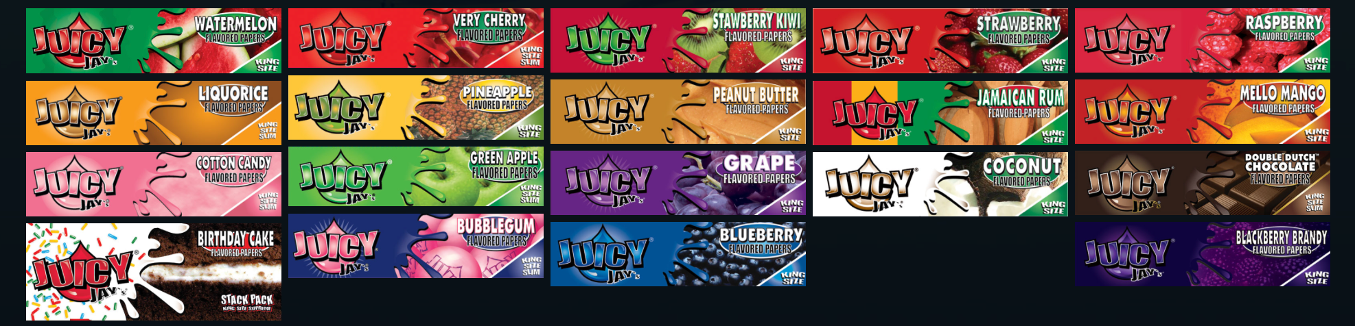 Juicy Jay's Flavored Papers (King Size)