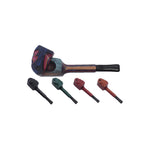 Wooden Pipe W/ COVER FANCY RED (Design B.)