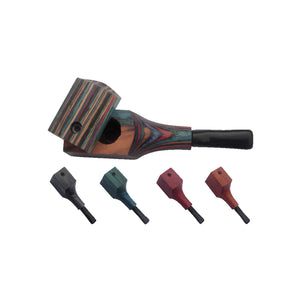 Wood Hand Pipe w/ Cover